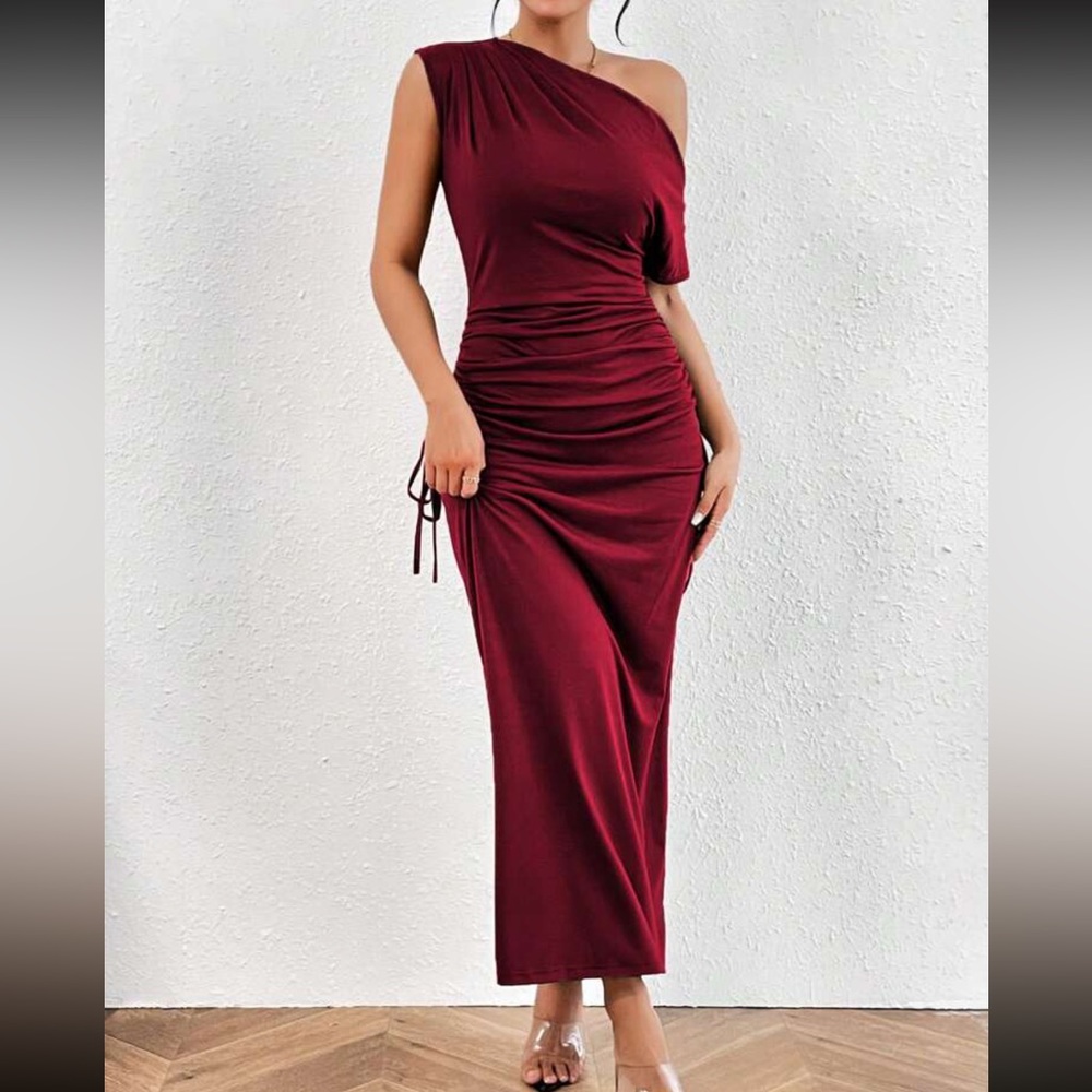 Boho ruched sides maxi dress - Picture 7 of 15